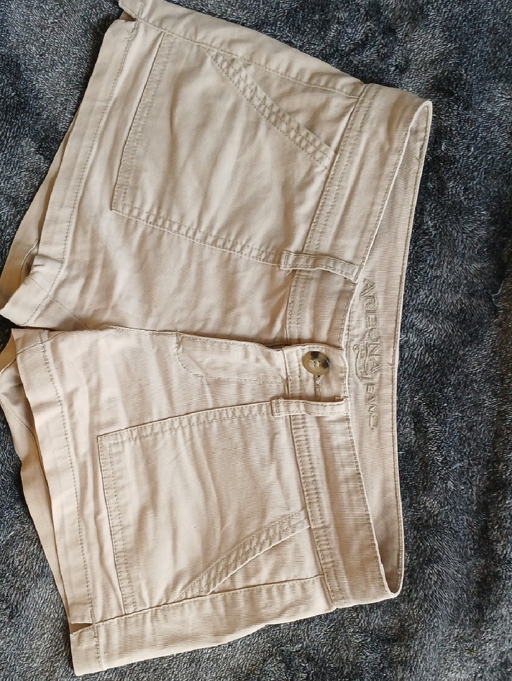 Jrs Size 1 - Beige Shorts - 98%Cotton